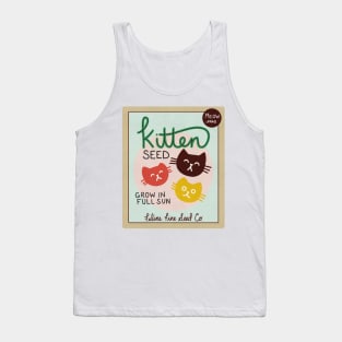 Cute Kitten Garden kit Tank Top